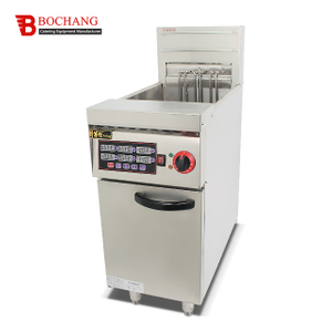 Electric 1-Tank Computer Fryer (2-Basket) With Time BDF-26A