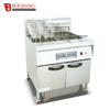Vertical 2-Tank Computer Fryer With Oil Filter Cart （4-Basket） BDF-30-2A