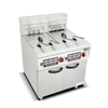 Vertical 2-Tank Computer Fryer (4-Basket) With Rimer BDF-26-2A