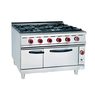 Gas Range With 6-burner&oven