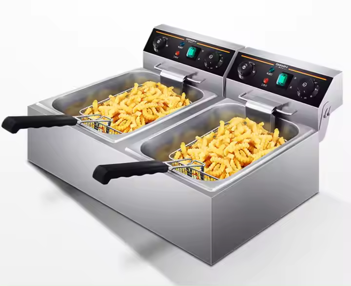 Hot sale electric deep fryer chicken chips burger pressure fryer